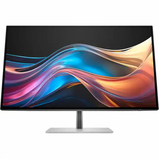 Front. HP - HP 727pq 27" Class WQHD LED Monitor - 16:9 - Natural Silver - 27" Viewable - In-plane Switching (IPS) Black Technology - Black.