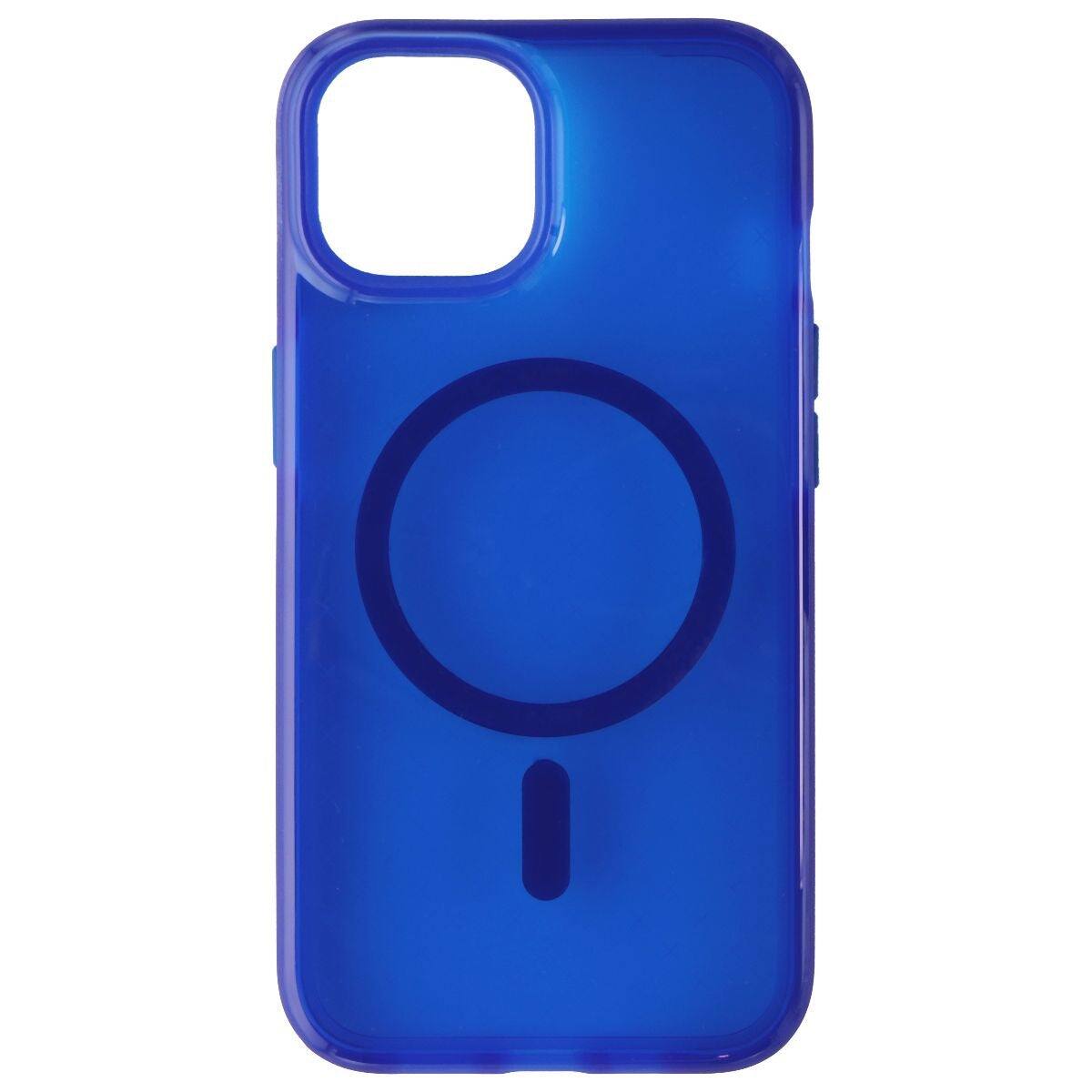 Back. Tech21 - Tech21 EvoCheck Series Gel Case for MagSafe for Apple iPhone 14 - Blue - Blue.
