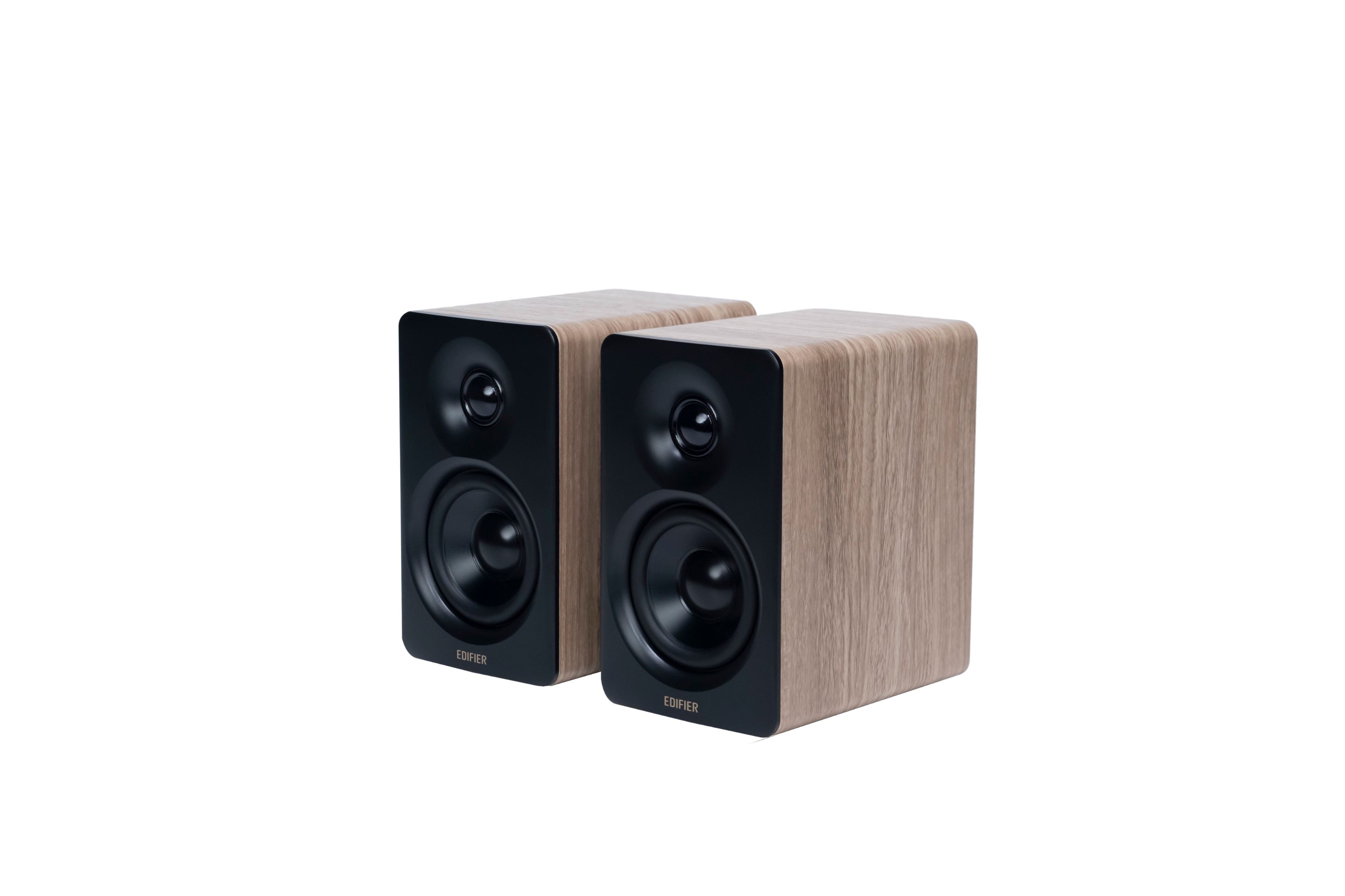 Edifier - M60 Compact Desktop 2.0 Speakers (Pair) - Oak Brown