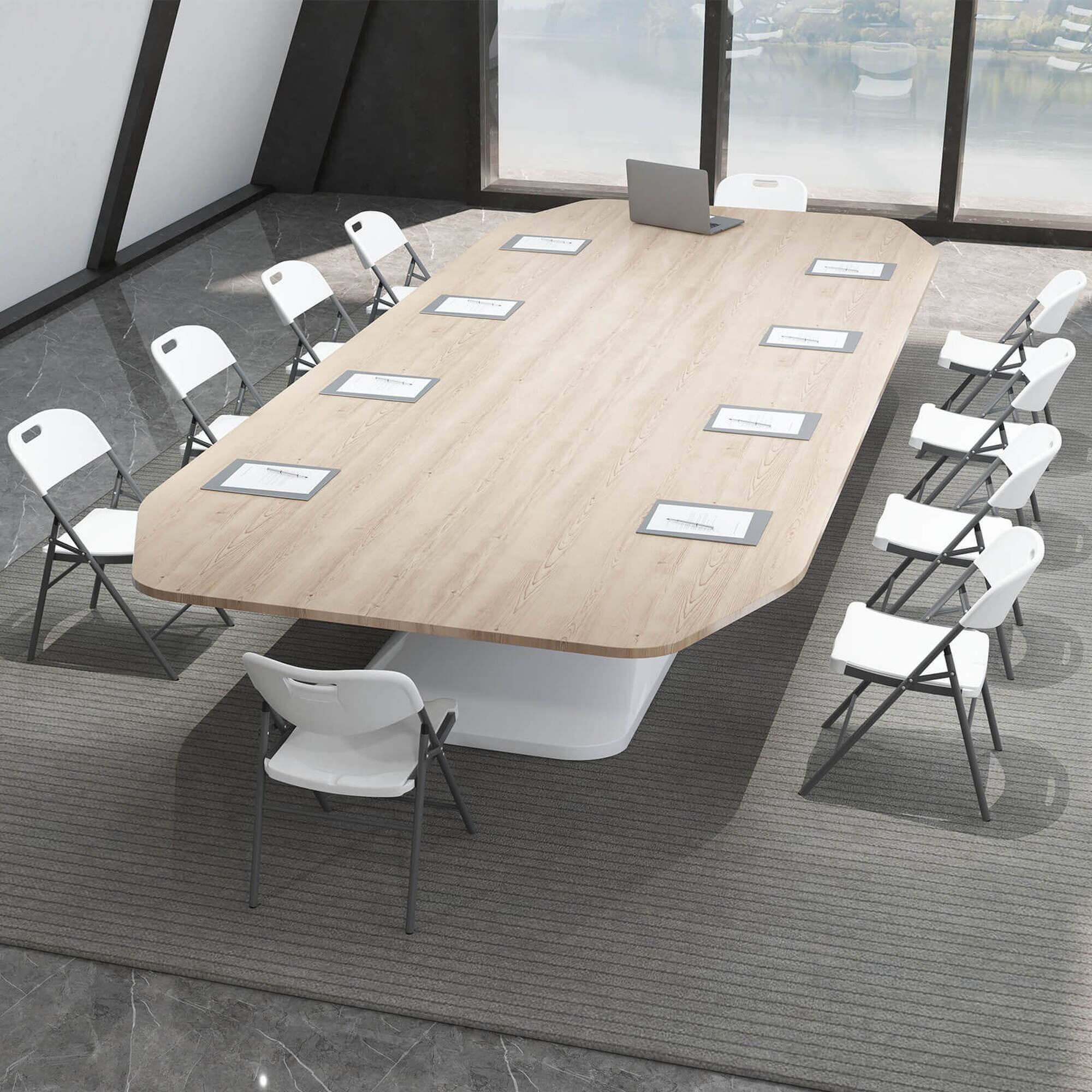 Alt View 1. Costway - Costway Folding Chairs Set of 12 HDPE Plastic Chairs with Metal Frame for Home Office - White.