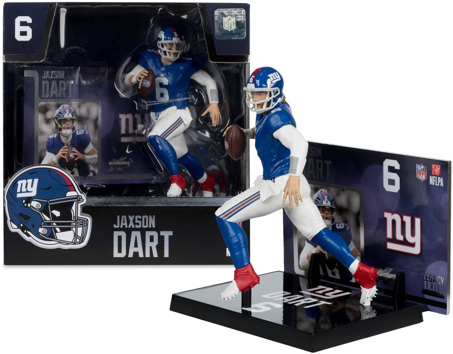 "McFarlane Toys - McFarlane SportsPicks - NFL - Jaxson Dart (New York Giants) 7"" Posed Figure - COLLECTIBLES - Multicolor" price history on PriceWatchPro