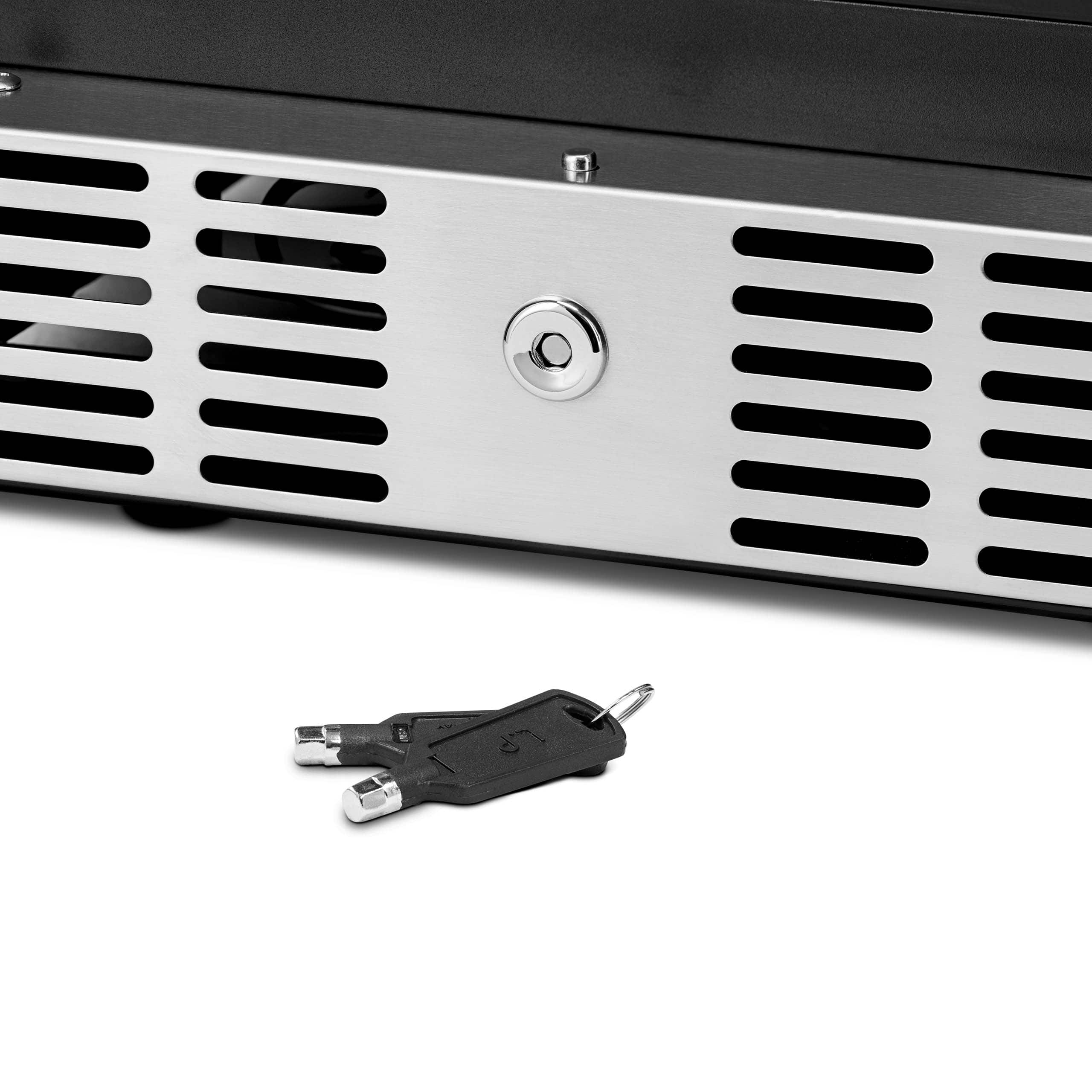 Alt View 14. NewAir - Newair 24” 177 Can Built-In Beverage Cooler with Precision Digital Thermostat and Adjustable Shelves - Stainless Steel.