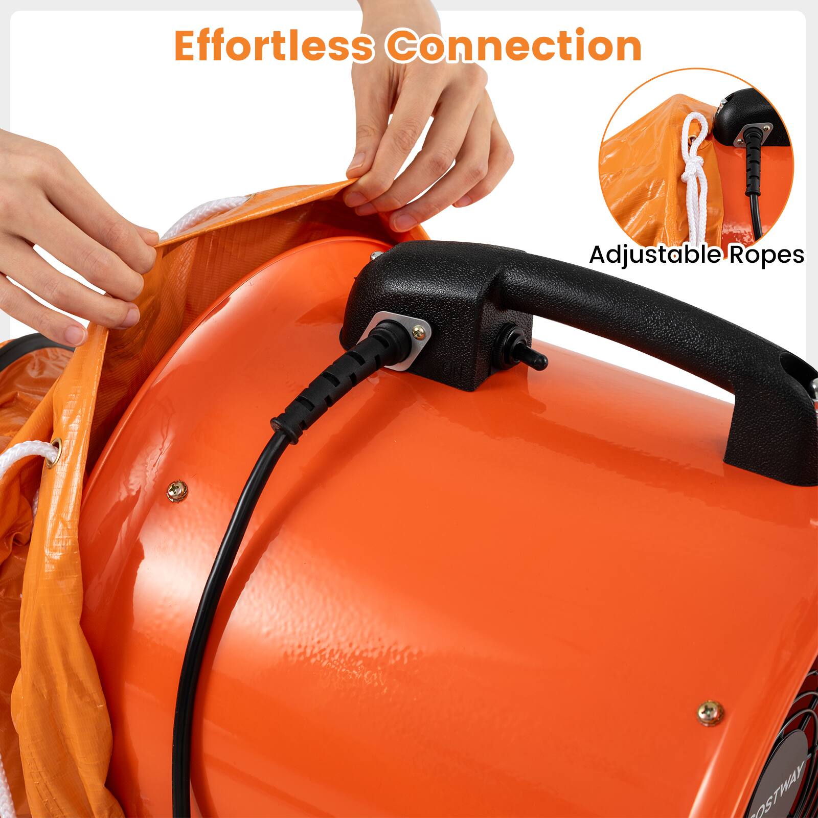 Effortless Connection  
Adjustable Ropes  
OSTWAY