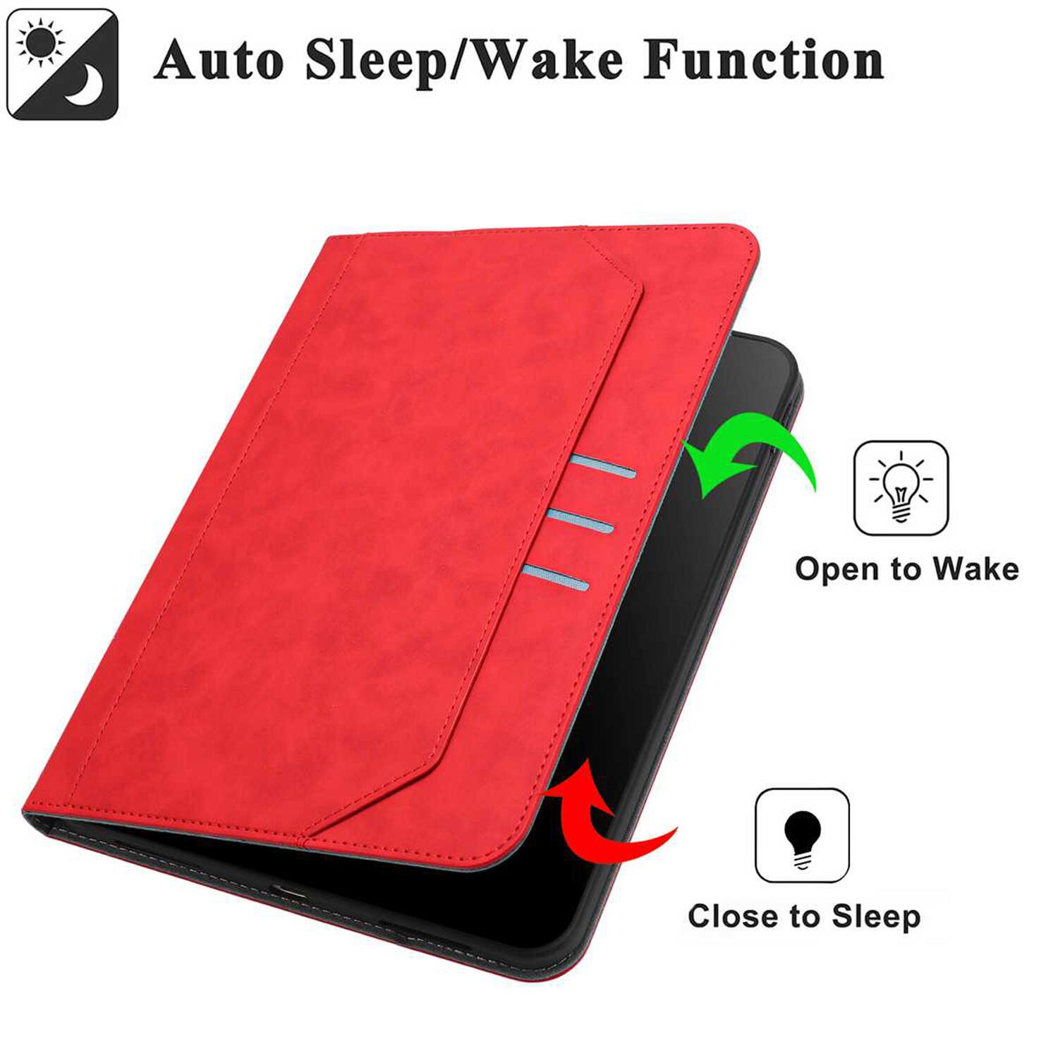Auto Sleep/Wake Function

Open to Wake

Close to Sleep
