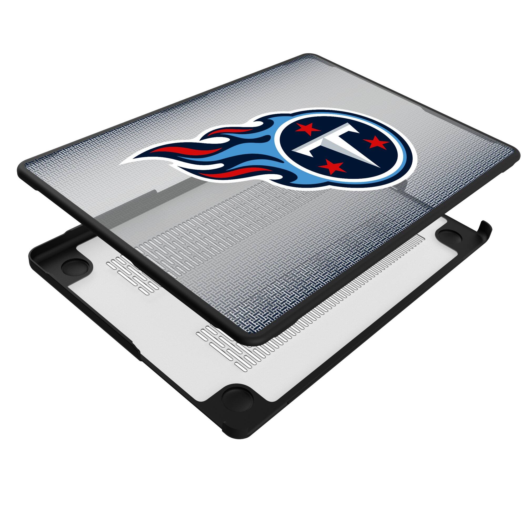 Alt View 3. Keyscaper - Tennessee Titans Linen MacBook Case - Pro 16 in - Multicolor.