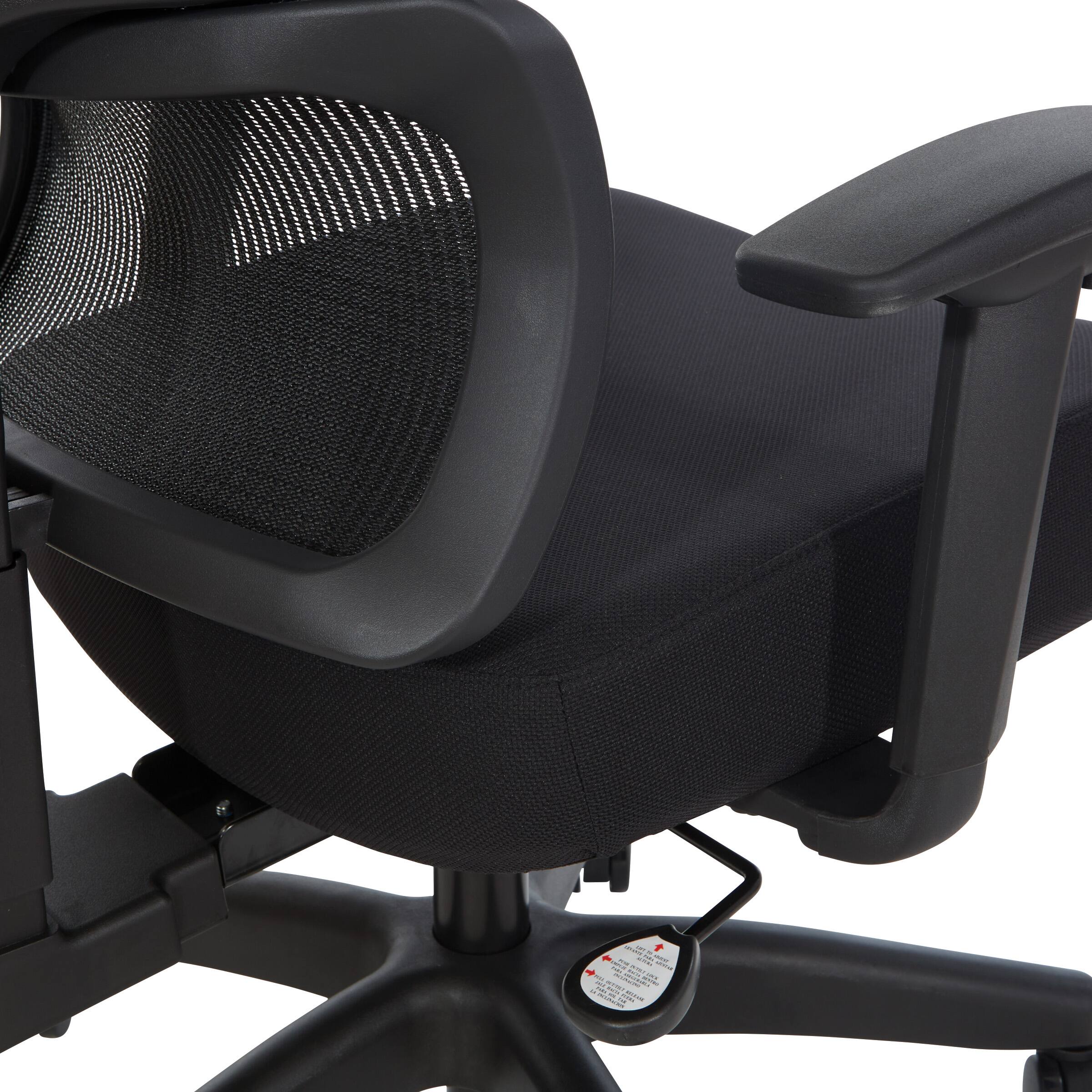 Alt View 5. Office Star Products - Vertical Matrix Back Manager's Chair - Black.