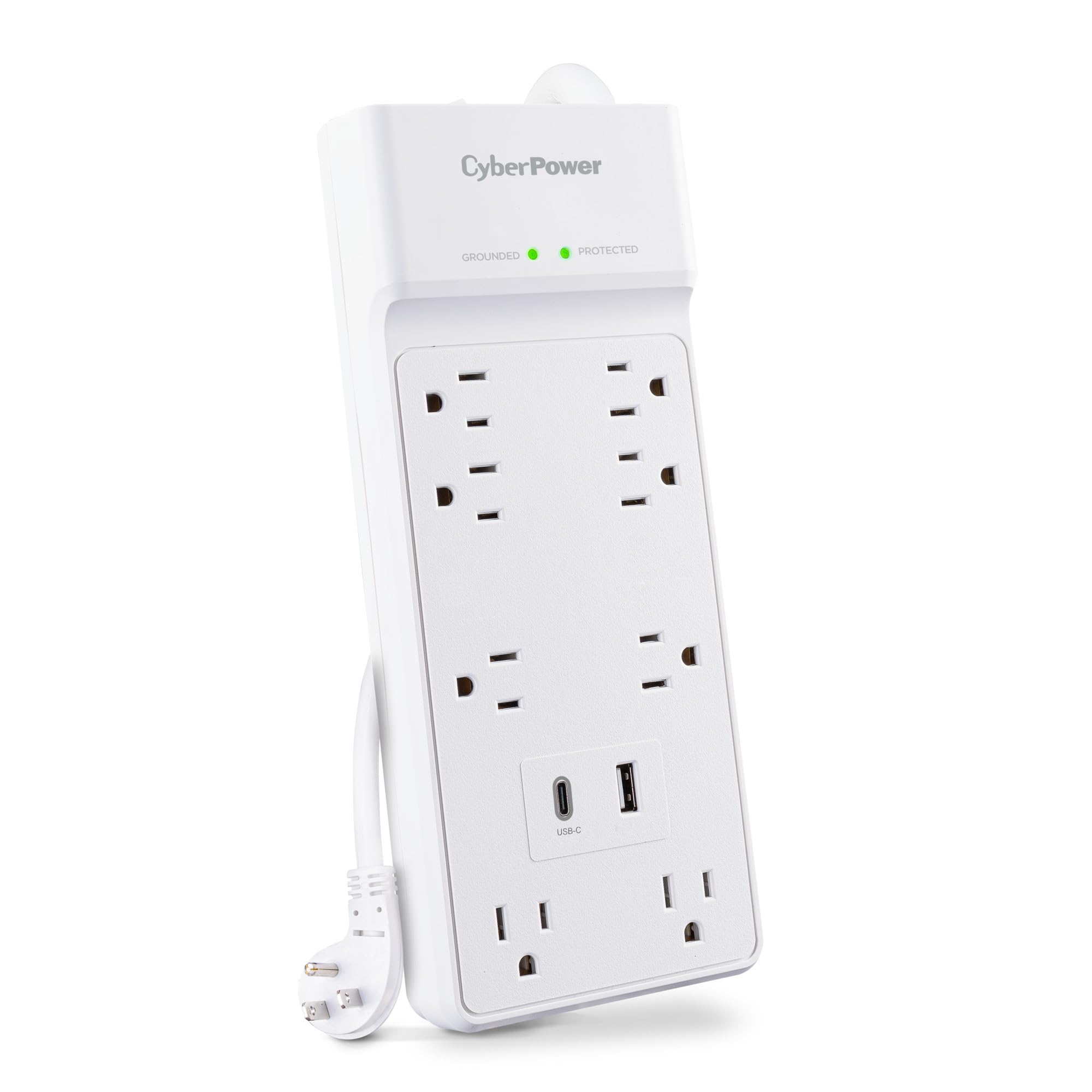 CyberPower  
GROUNDED  
PROTECTED  
USB-C