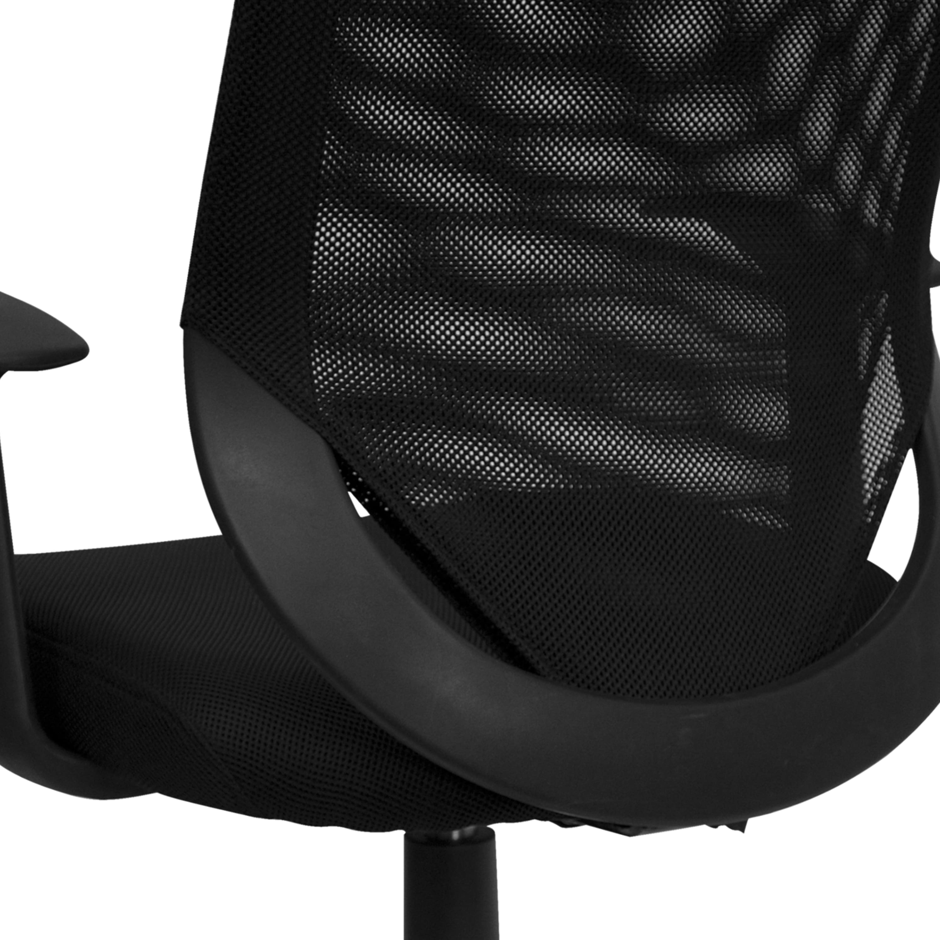 Alt View 15. Alamont Home - Norris Contemporary Mesh Swivel Office Chair - Black.