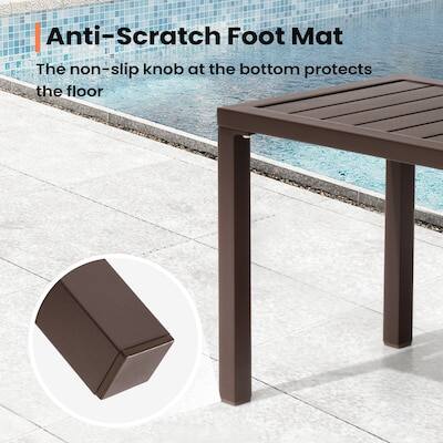 Anti-Scratch Foot Mat

The non-slip knob at the bottom protects the floor