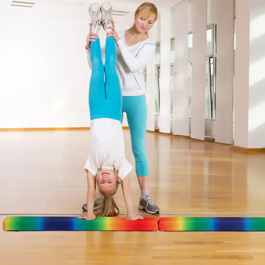 Gymax 7FT Folding Gymnastic Beam Portable Floor Balance Beam W Handles gymax-7ft-folding-gymnastic-beam-portable-floor-balance-beam-w-handles