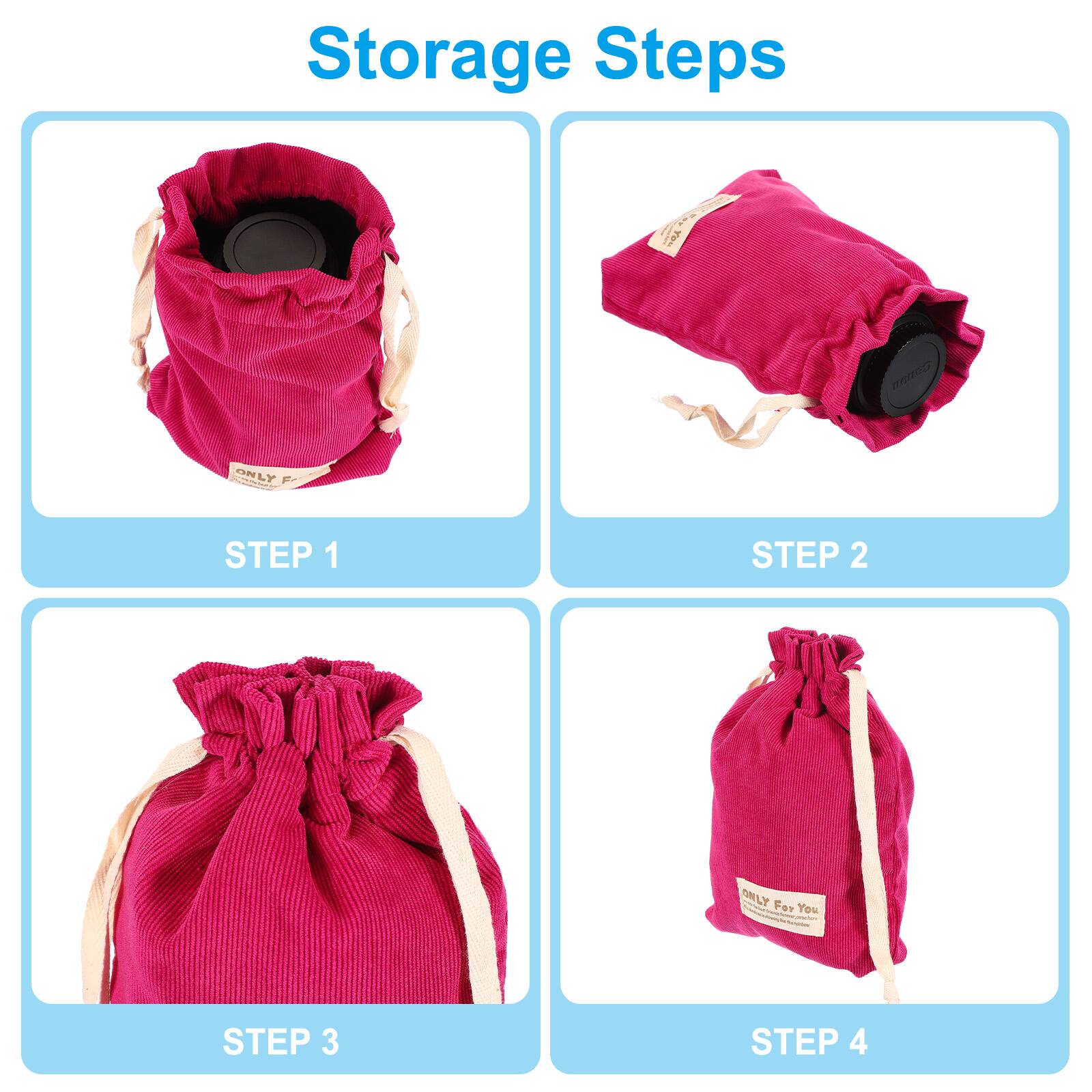 Storage Steps

STEP 1

STEP 2

STEP 3

STEP 4
