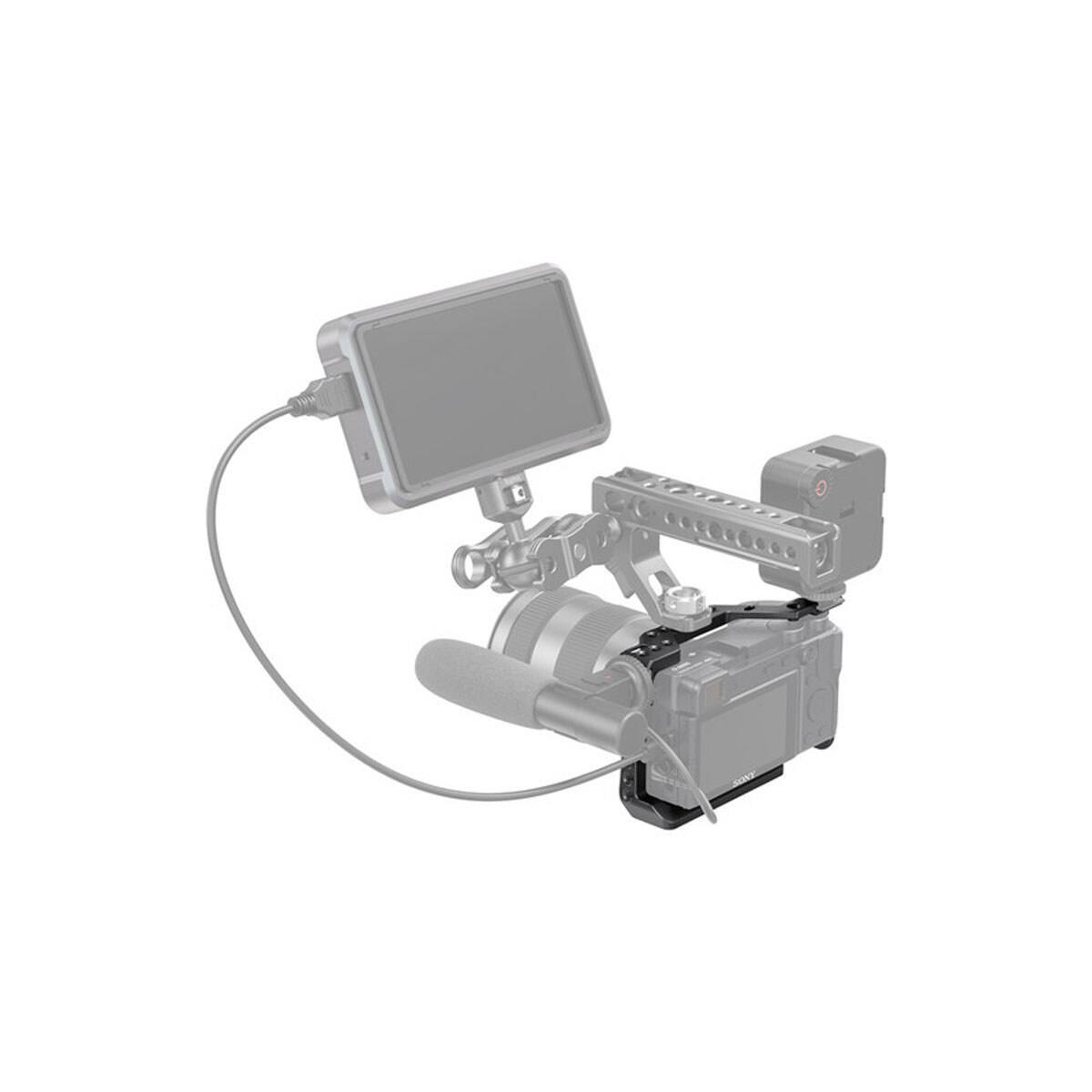 Alt View 6. Smallrig - SmallRig Full Camera Cage  Arri Locating Handle Kit for Sony A6600.