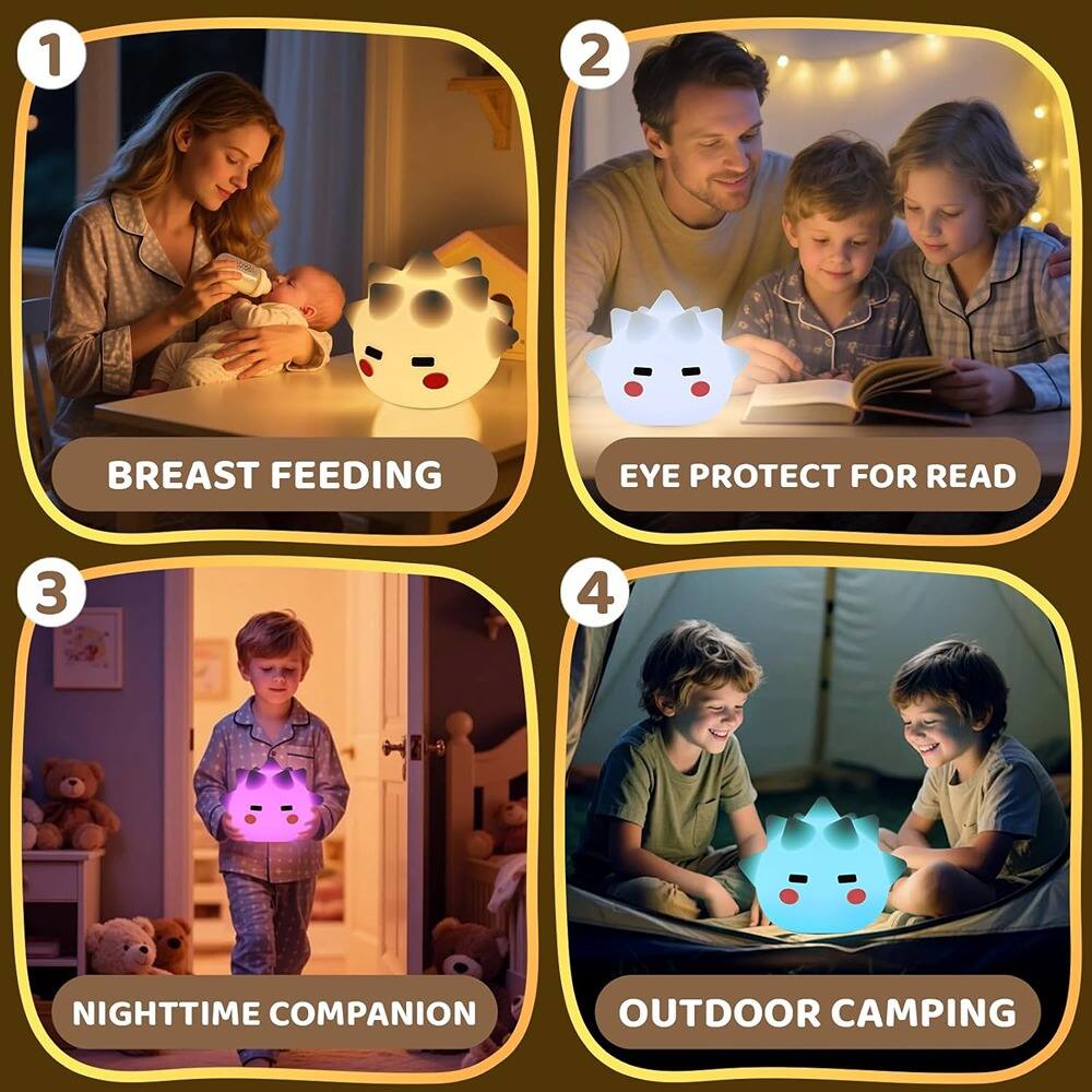1. Breast Feeding  
2. Eye Protect for Read  
3. Nighttime Companion  
4. Outdoor Camping