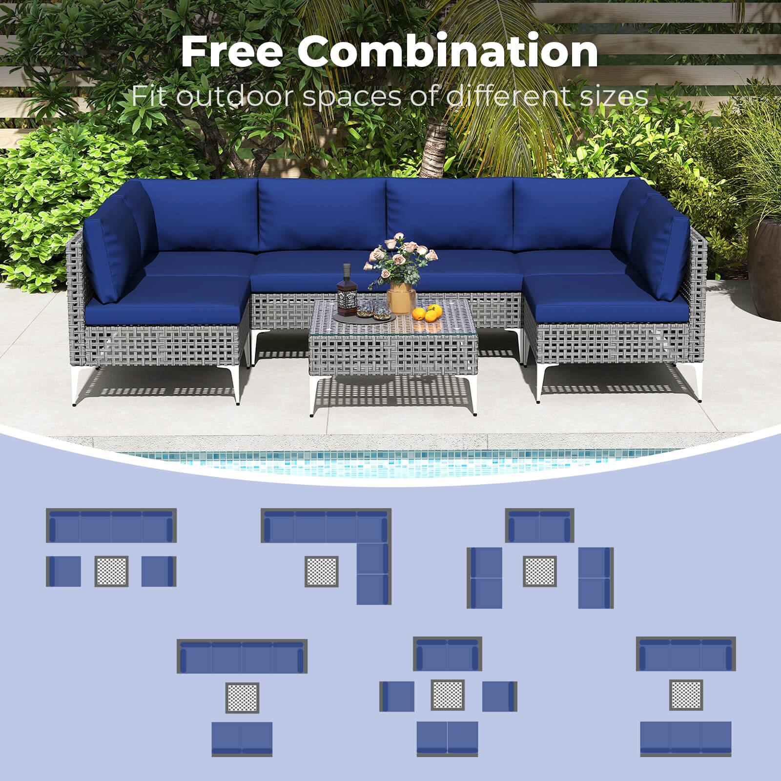 Free Combination
Fit outdoor spaces of different sizes