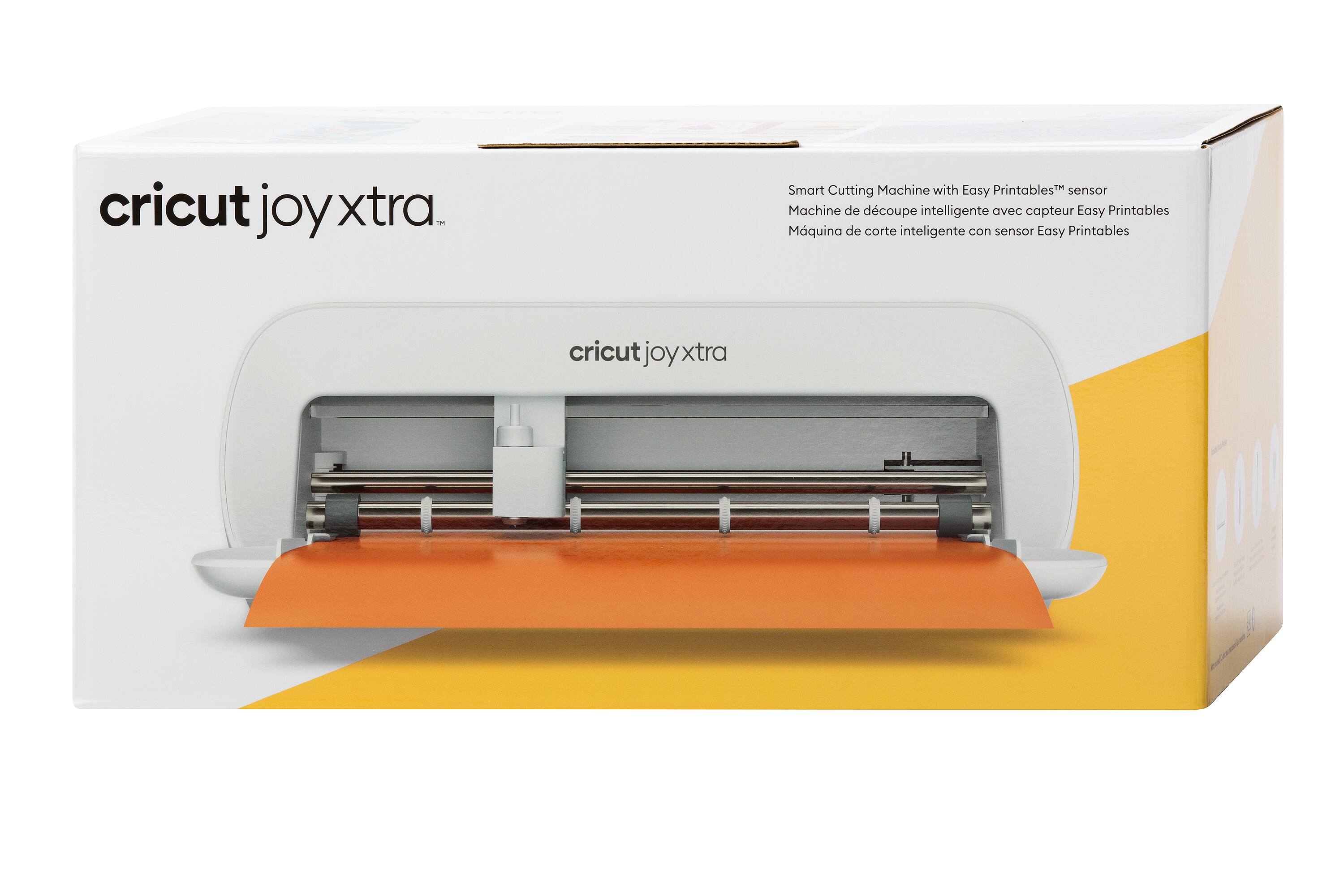 cricut joy xtra™

Smart Cutting Machine with Easy Printables™ sensor  
Machine de découpe intelligente avec capteur Easy Printables  
Máquina de corte inteligente con sensor Easy Printables