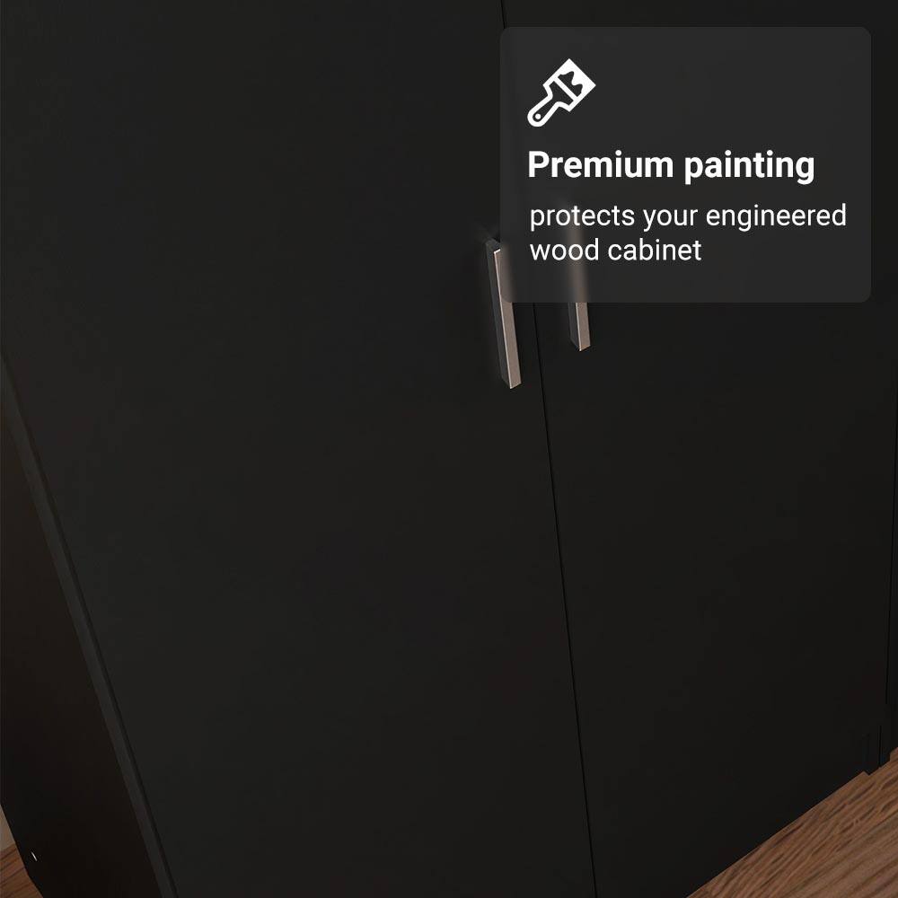 Premium painting  
protects your engineered wood cabinet