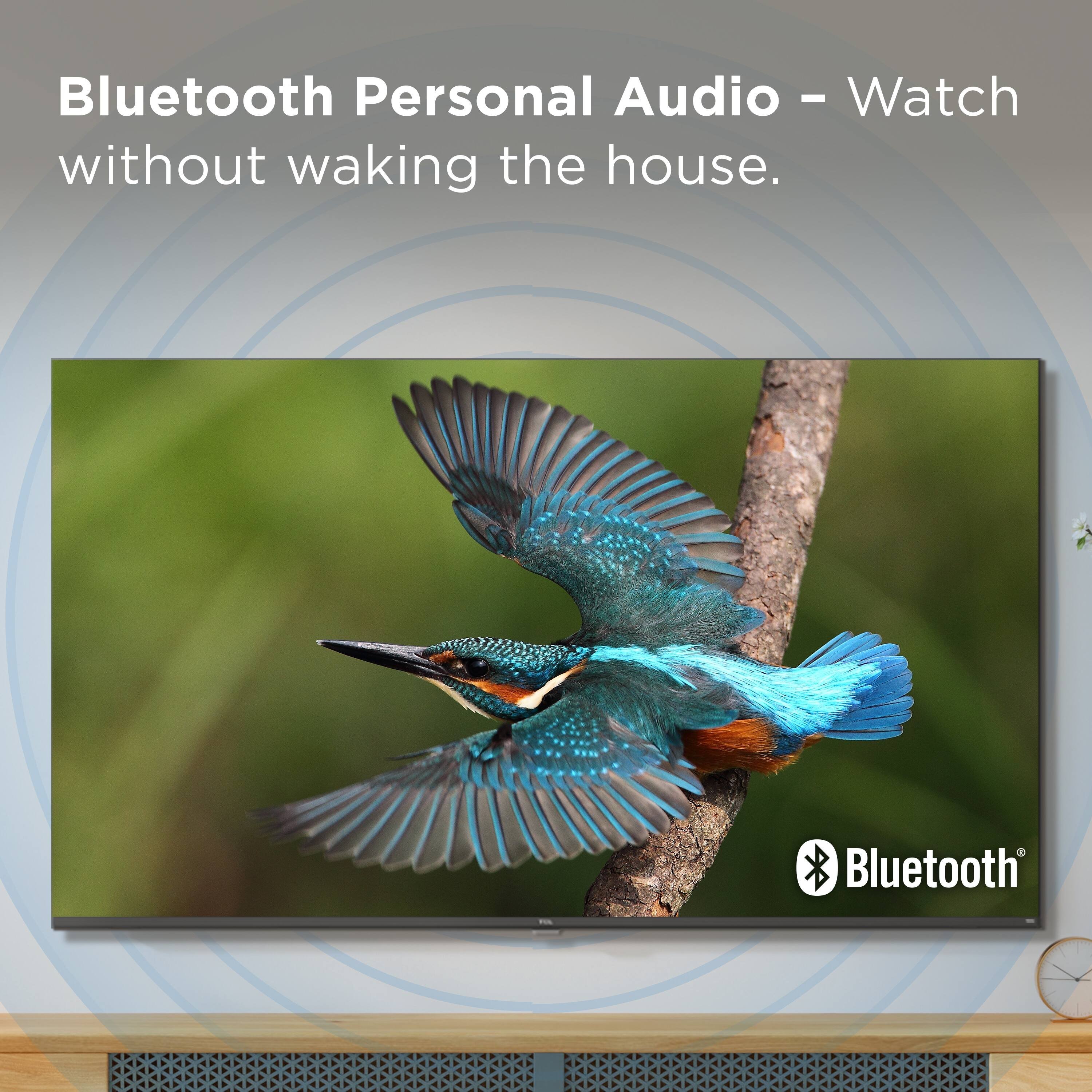 Bluetooth Personal Audio - Watch without waking the house.