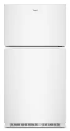 Whirlpool - 21.3 Cu. Ft. Wide Top Freezer Refrigerator with Total Coverage Cooling - White