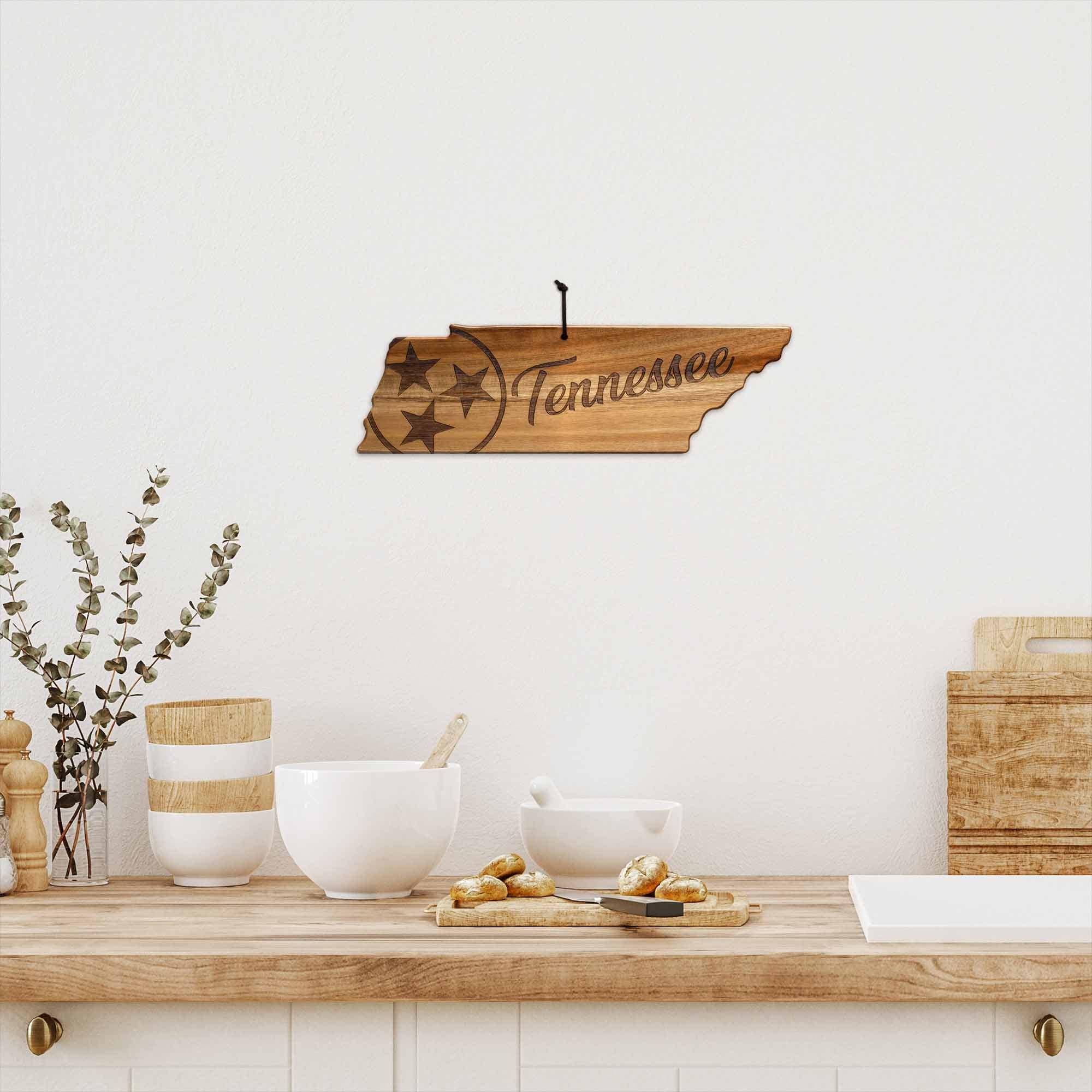Left. Rock & Branch - Origins Series Tennessee Cutting Board.