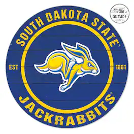 Jardine - South Dakota State Jackrabbits 20'' x 20'' Indoor/Outdoor Team Color Circle Sign - Blue