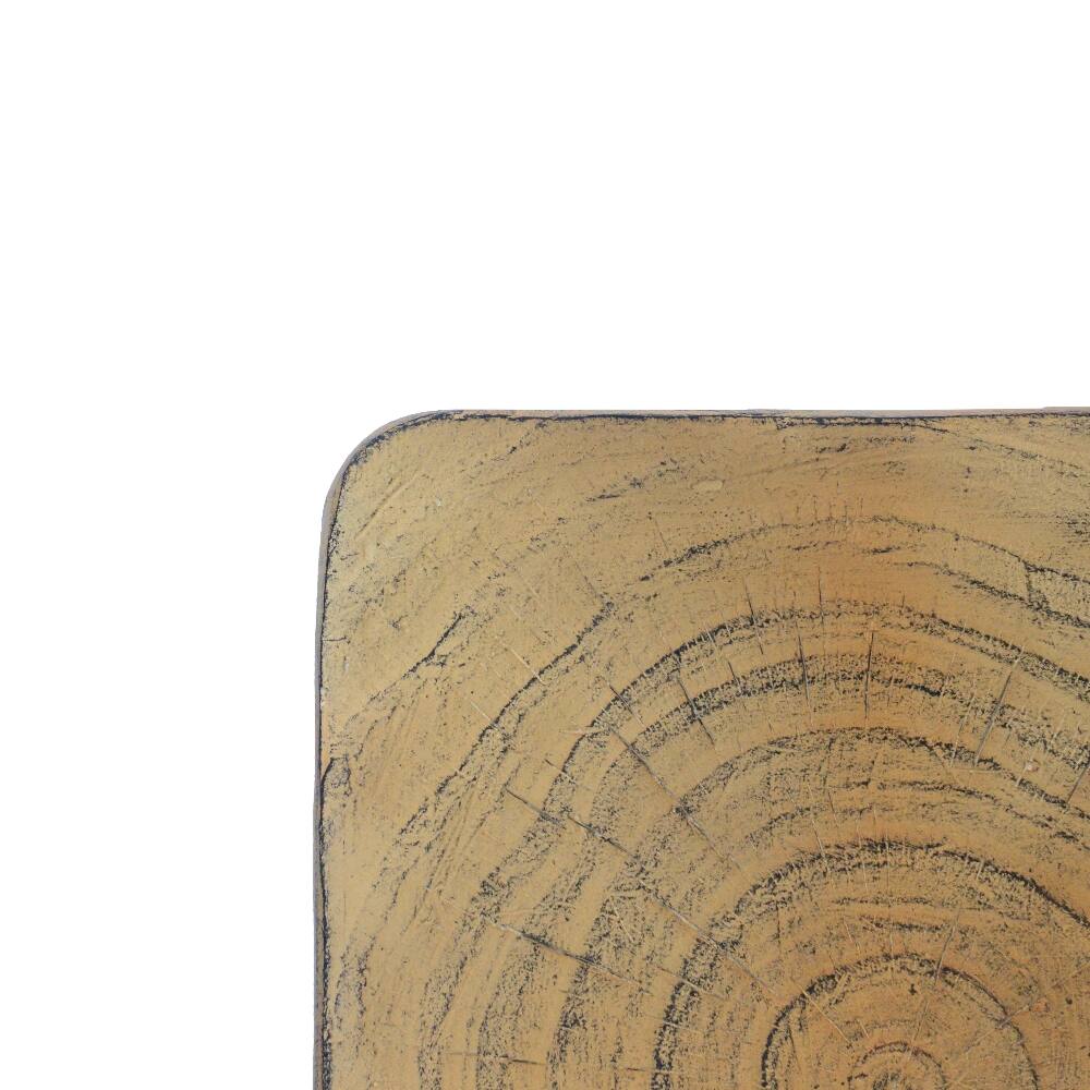 Alt View 8. Loheer - Loheer Twist Side Table MGO Wood Look Spiral End Table Natural - Natural.