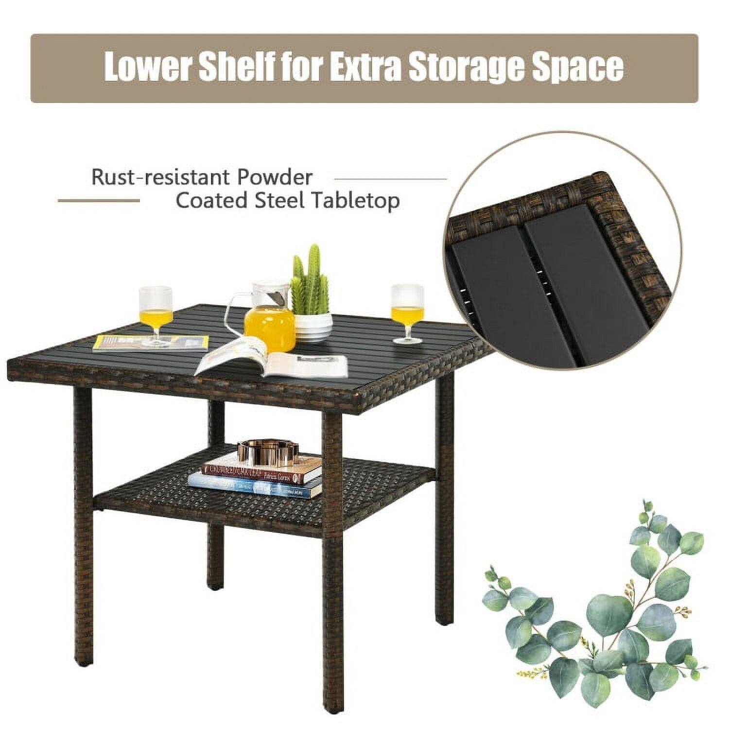 Lower Shelf for Extra Storage Space

Rust-resistant Powder Coated Steel Tabletop
