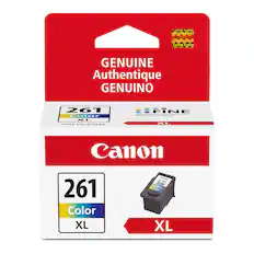 La IPn G Lnia II HERLP Canon CANON GENUINE Authentique GENUINO 261 Color XL FINE Cartridge CIFINE ........ elcoaroo DNos . 4 I XL Canon 261 Color XL 1 ne 02 1 261x Color XL
