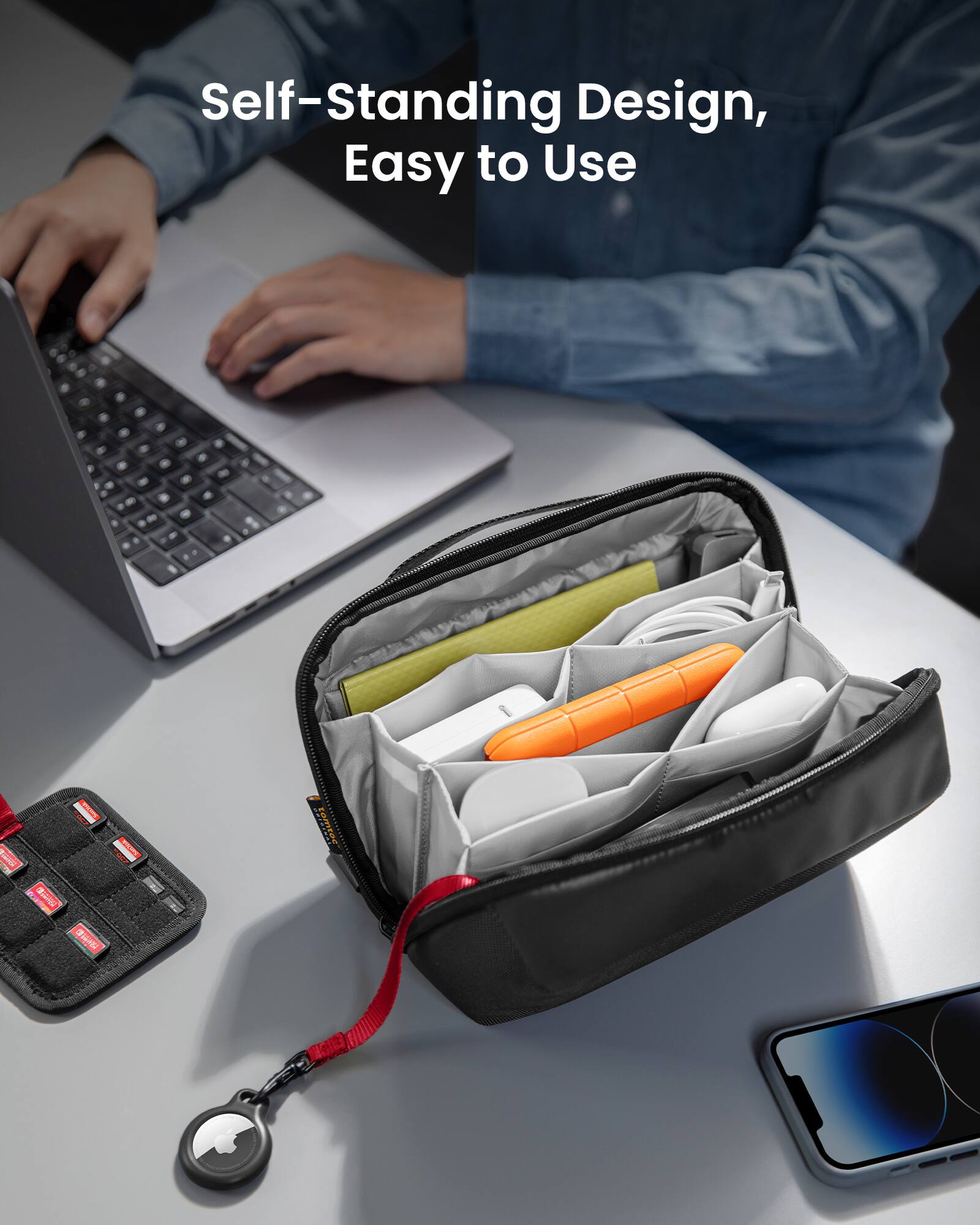 Self-Standing Design, Easy to Use