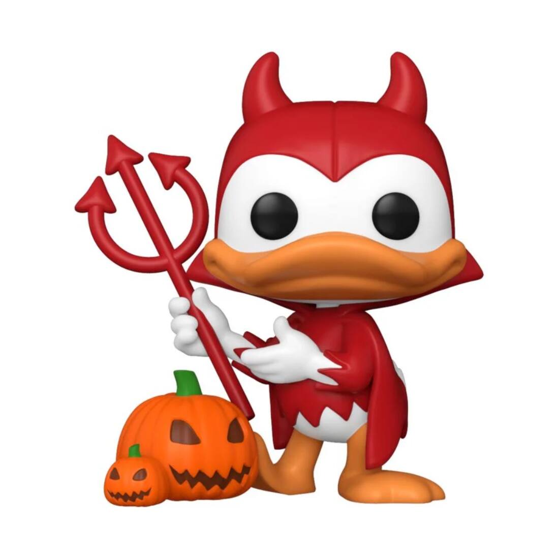 Angle. Funko - Funko POP! Disney: Devil Donald (Styles May Vary)   - Collectibles - Multicolor.