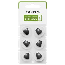 Sony - CRES2VS Small 3 Pair Vented Sleeve for C20 OTC Hearing Aid - Black