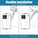 Flexible Installation Note: Only for sliding windows Maximum Length of Exhaust Hose: 4.9FT The Most Suitable Window Size: 27-49inch