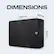 DIMENSIONS 178,75 mm x 41,90 mm x 125 mm