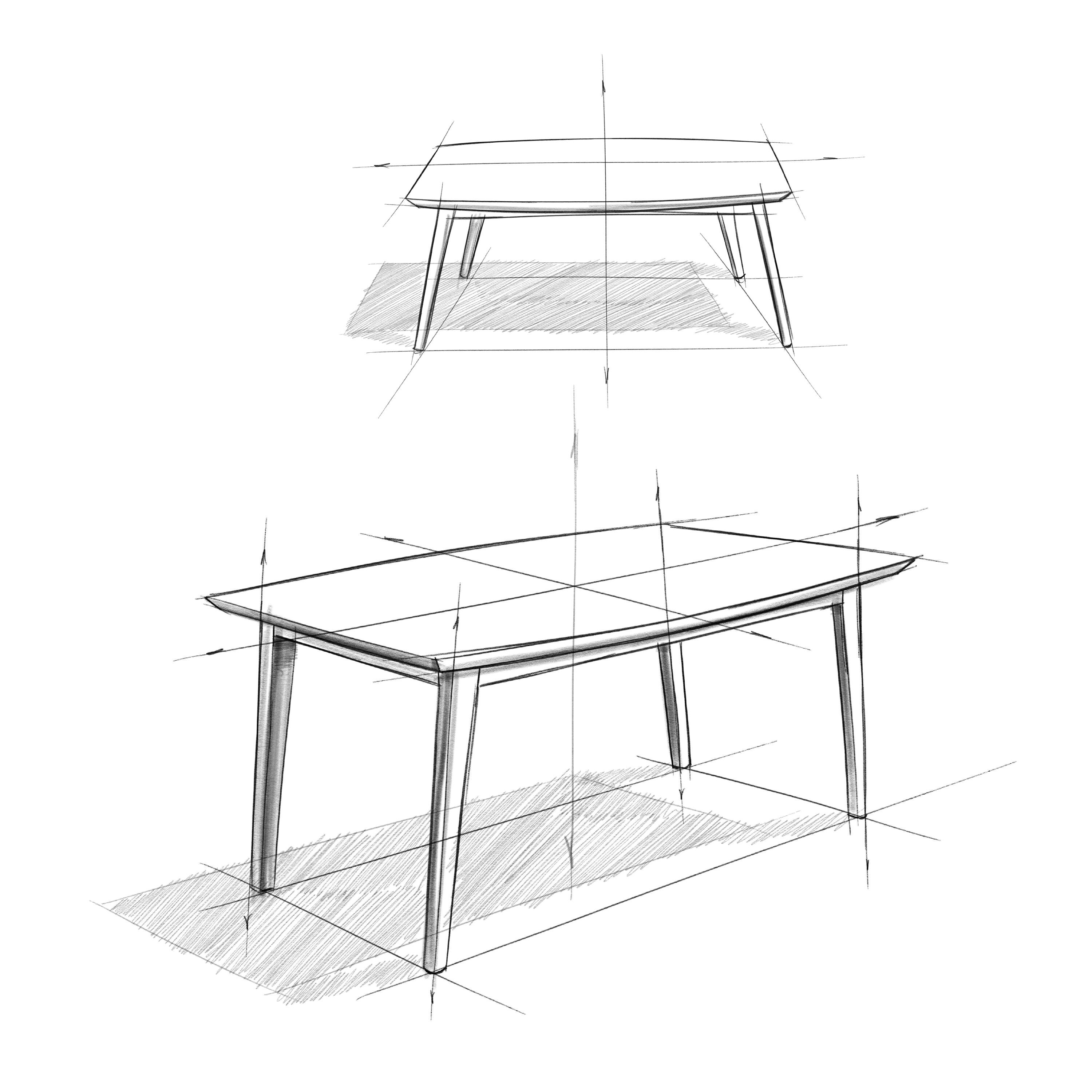Alt View 7. Simpli Home - Draper SOLID WOOD and Rubberwood 66 inch x 40 inch Rectangle Mid Century Modern Dining Table in WALNUT WOOD - Walnut Veneer.