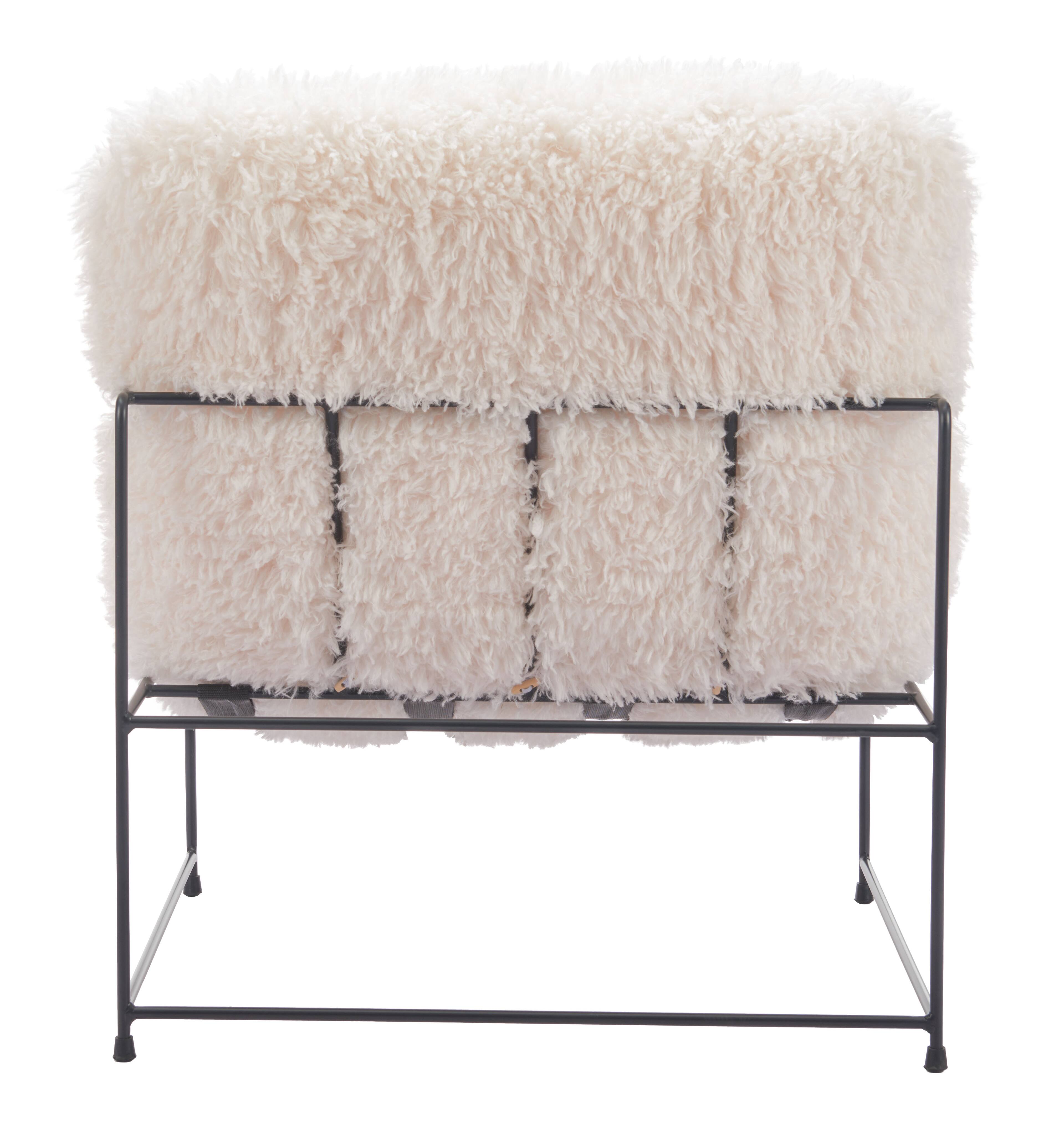 Alt View 2. Hivvago - Pelut Accent Chair White - White.