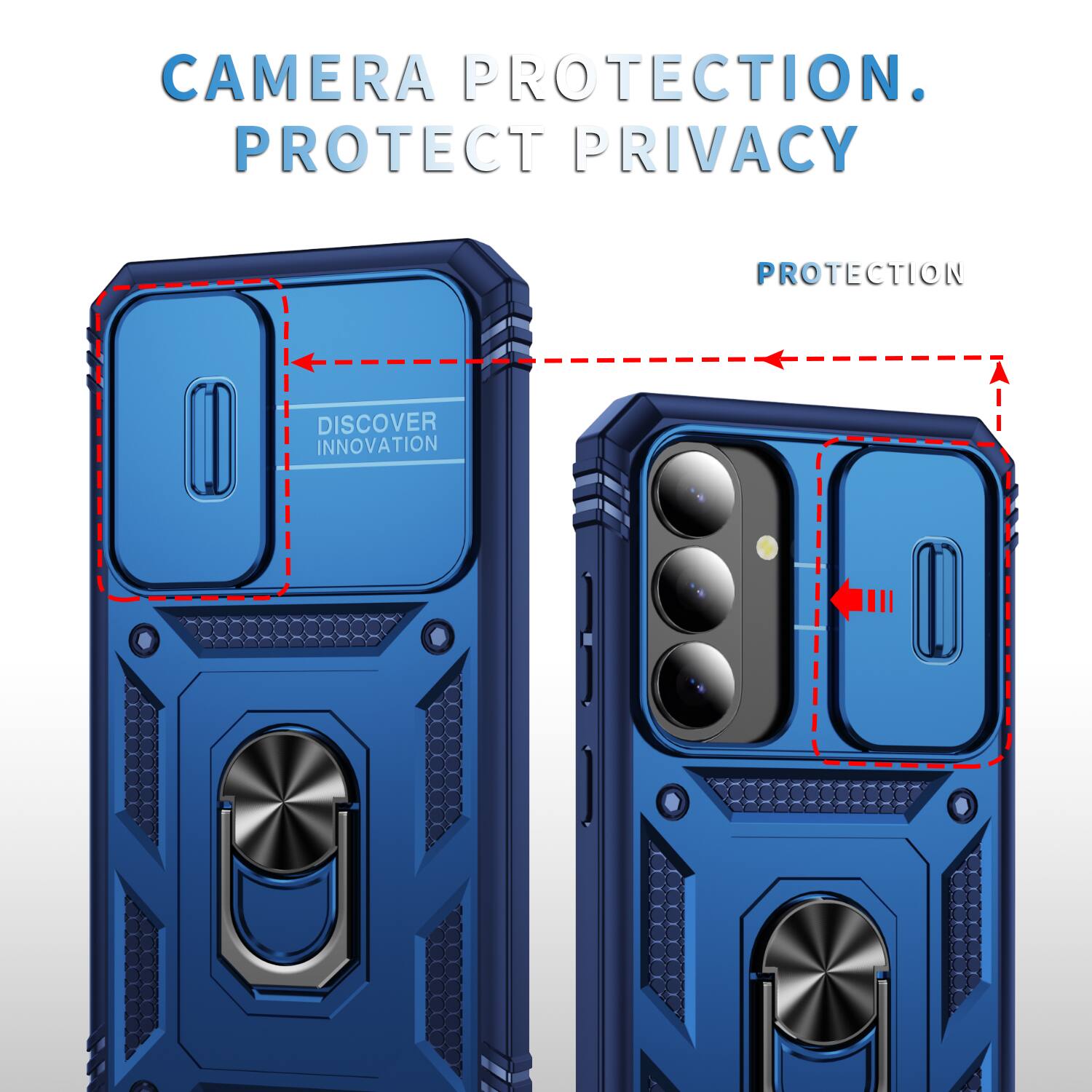 CAMERA PROTECTION. PROTECT PRIVACY. PROTECTION. DISCOVER INNOVATION