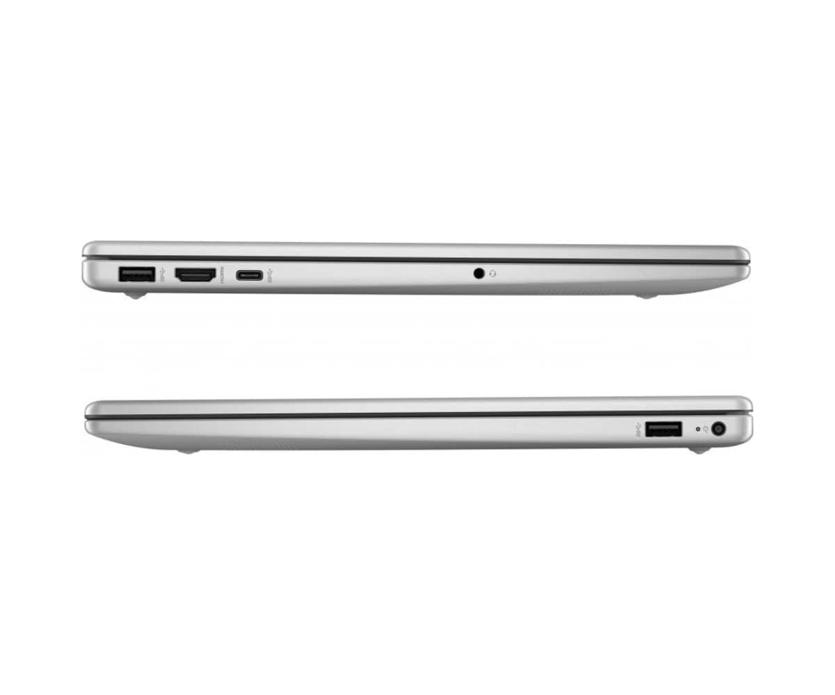 Angle. HP - HP 15-FD0185NR Core i5-1235U 1.3GHz, 16GB, 256GB NVMe, 15.6inch HD, Windows 11 Pro (Refurbished) - Silver.