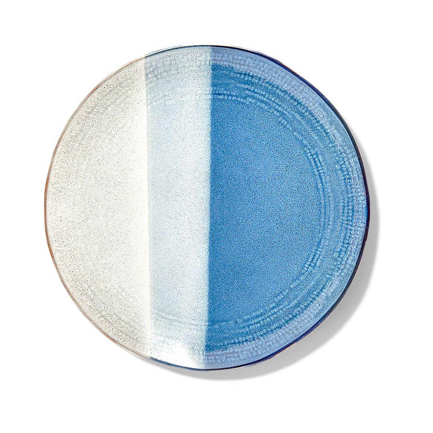 Angle. Jay Import - Gaia Blue 16Pc Dinner Set - Blue.