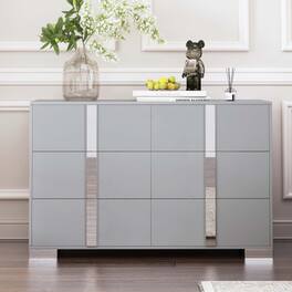 Forest'nSky - 6 drawer 47.2 in. Wide Chest of Drawers - Gray