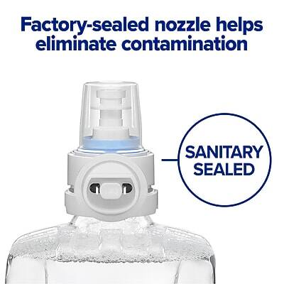 Factory-sealed nozzle helps eliminate contamination

SANITARY SEALED
