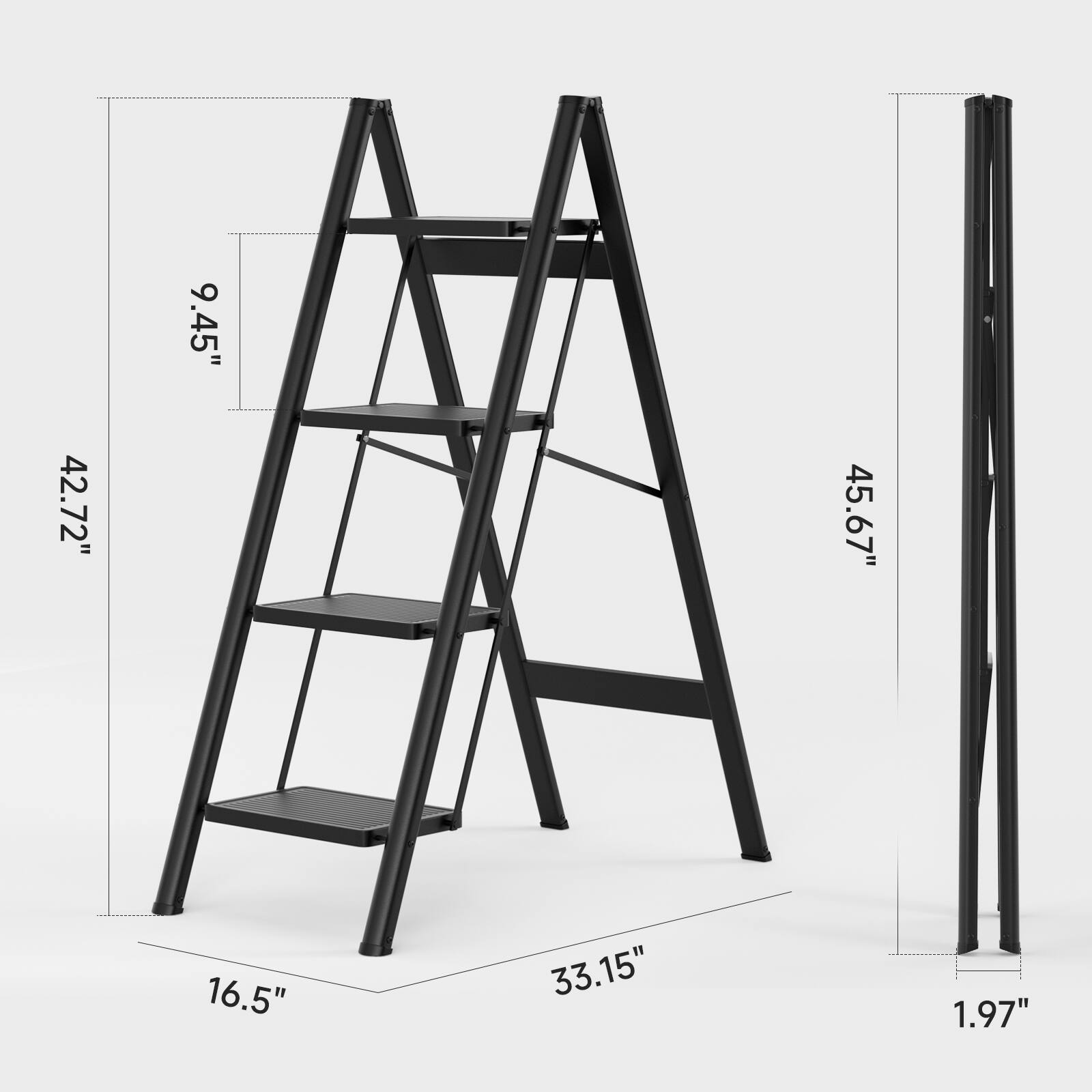 42.72"  
9.45"  
45.67"  
16.5"  
33.15"  
1.97"