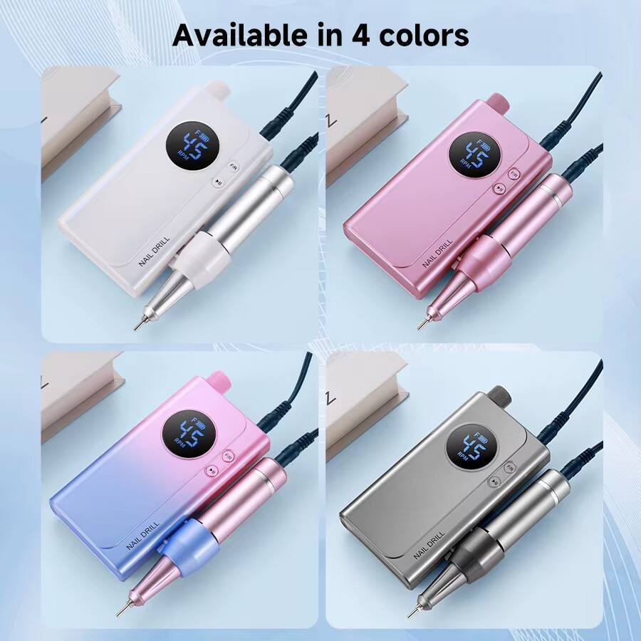 Available in 4 colors

45 F3000 RPM RE
DRILL NAIL
DRILL NAIL

45 F3 RPM 24
FOR
45 F RPM 10
DRILL NAIL
DRILL NAIL
