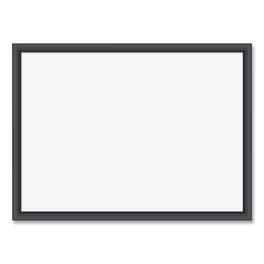 U Brands - Magnetic Dry Erase Board with Wood Frame, 24" x 18" (Actual Size: 23" x 17"), White Surface, Black Wood Frame