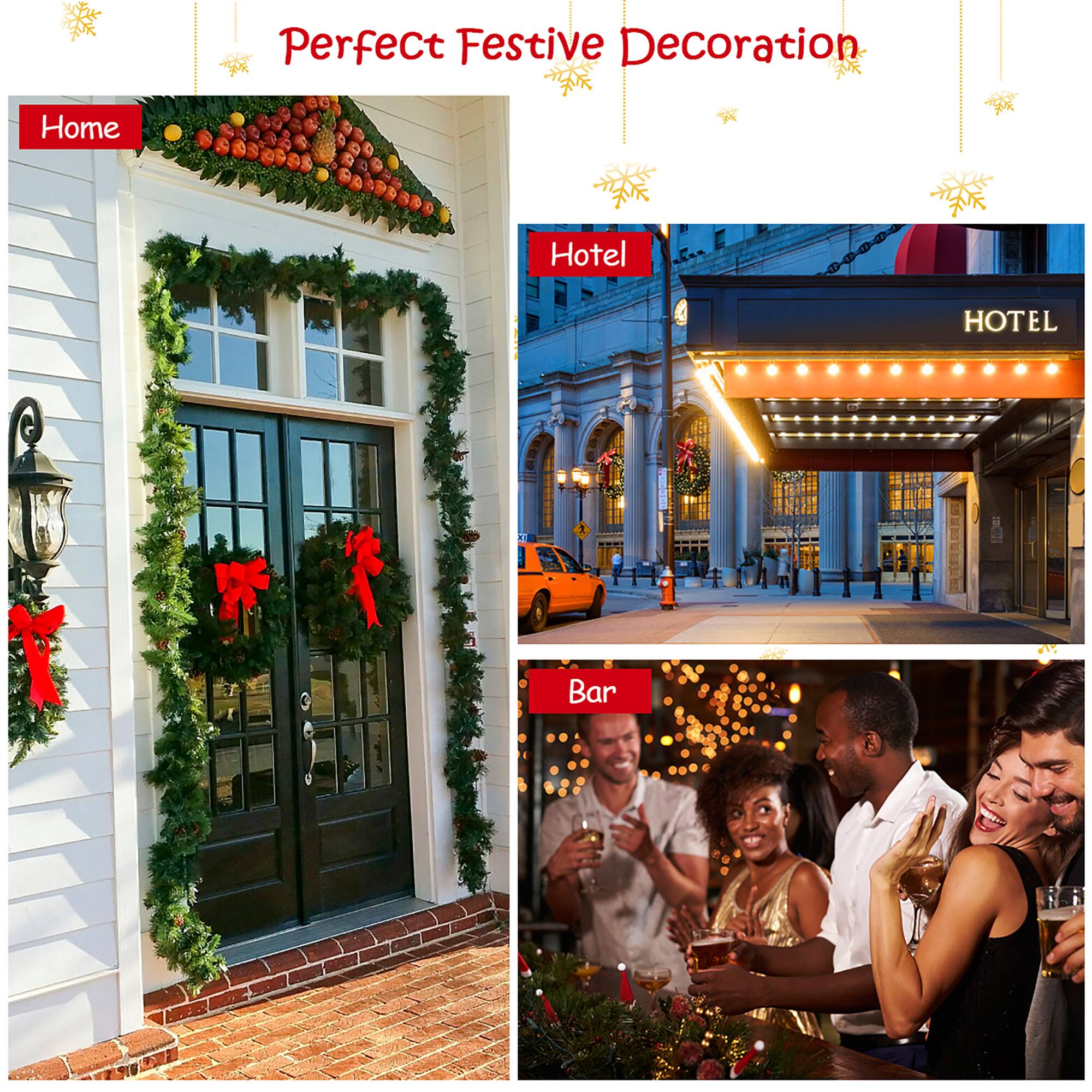 Perfect Festive Decoration: Home, Hotel, Bar