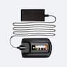WORX - 20V Power Share Lithium Ion 3-5 Hour Battery Charger - Black