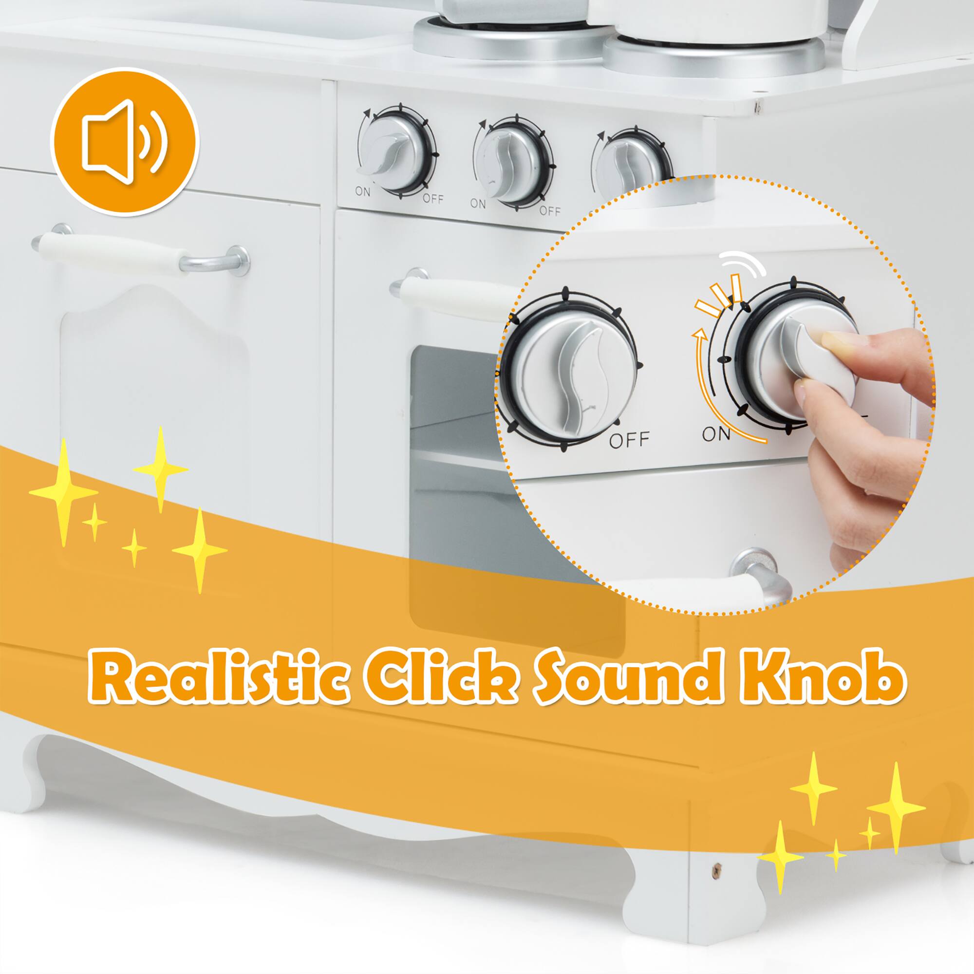 Realistic Click Sound Knob
ON OFF ON OFF OFF ON