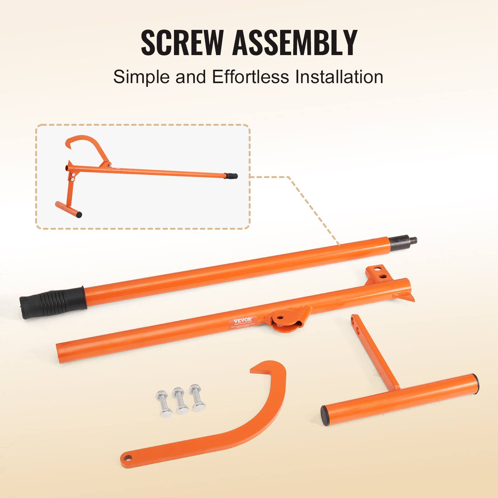 SCREW ASSEMBLY  
Simple and Effortless Installation