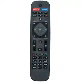 VINABTY - Replacement Remote Control Fits for Philips Smart LED LCD HDTV TV 42PFL6704D 32PFL6704D 55PFL4706 46PFL4706 40PF - Black
