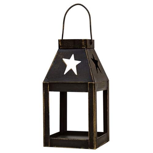 BreeBe - Star Mini Lantern 4-1/4" - Black