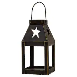BreeBe - Star Mini Lantern 4-1/4" - Black