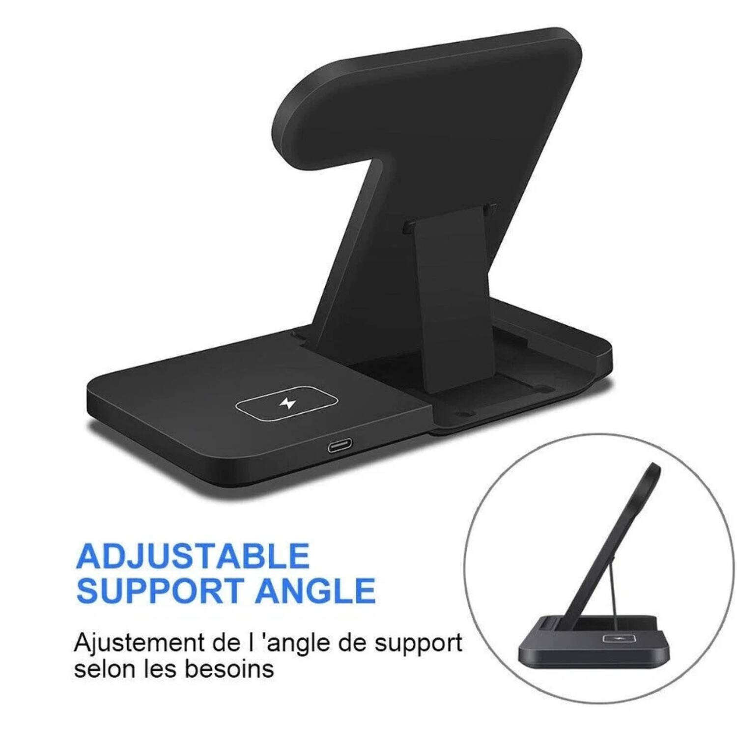ADJUSTABLE SUPPORT ANGLE  
Ajustement de l'angle de support selon les besoins